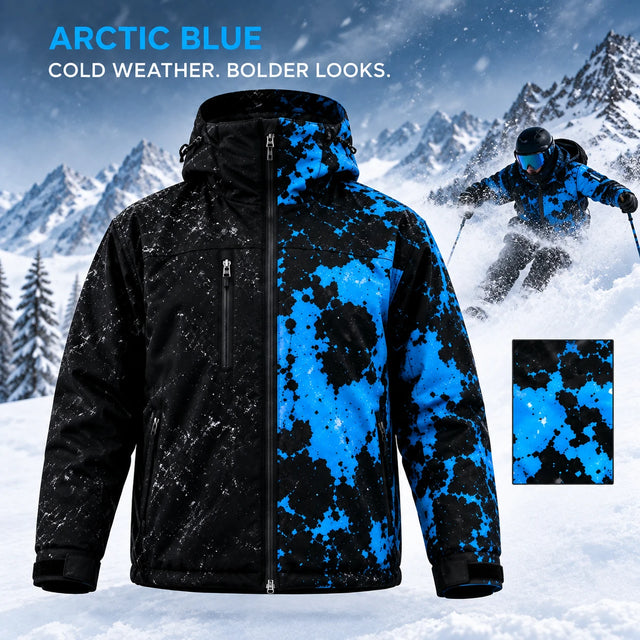 Arctic Blue reactive snow jacket