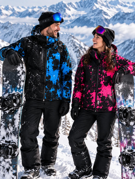 Rider wearing the Snow Ward jacket