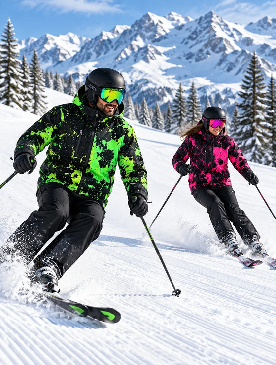 Rider wearing the Snow Ward jacket
